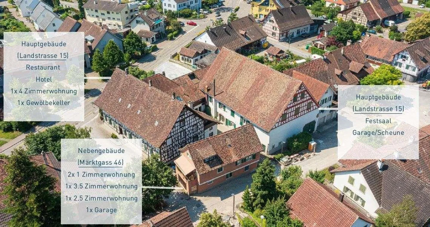 Residential and commercial property in the center of Rafz - Photo 4 of 11