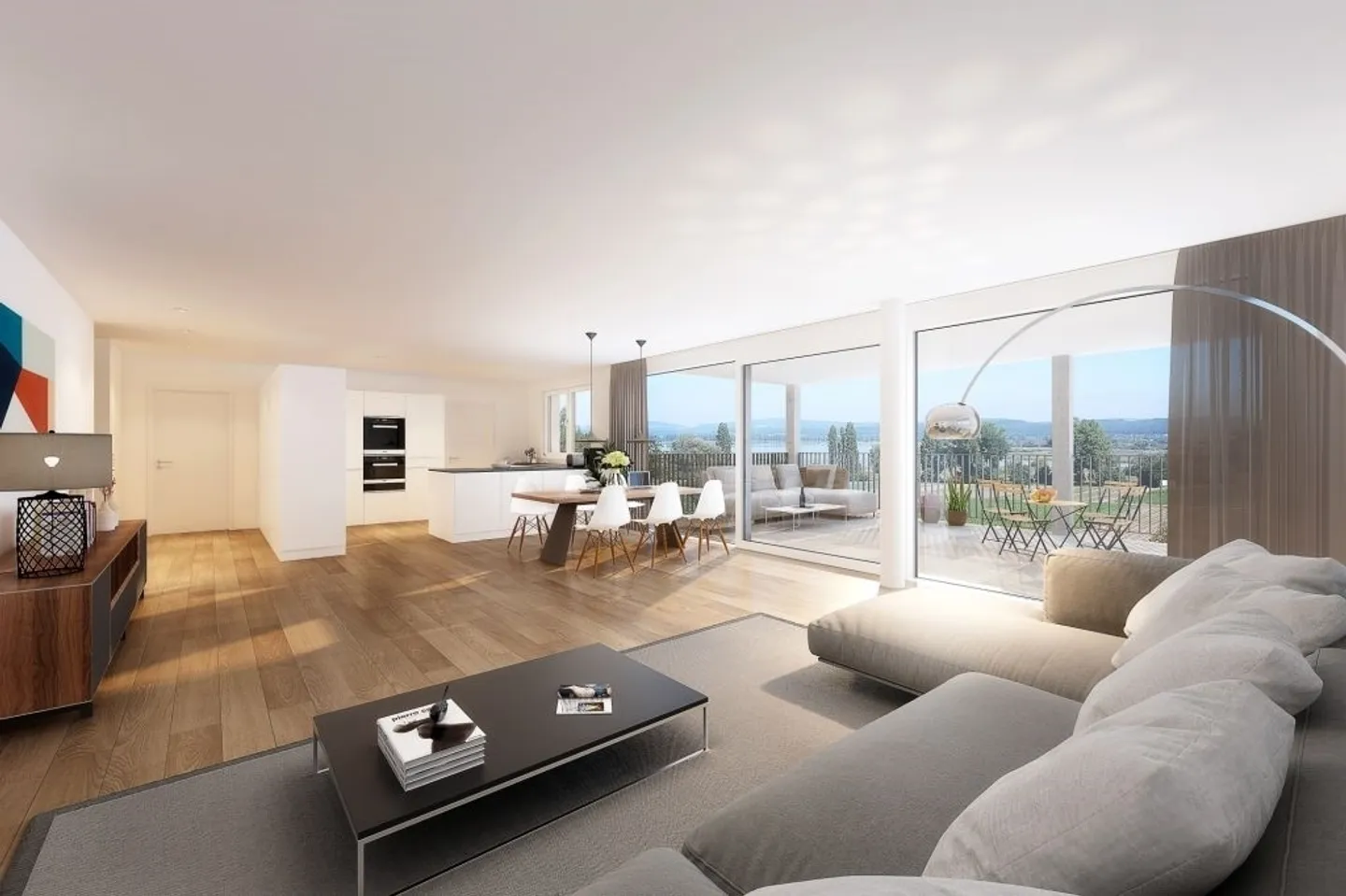 Attika West au milieu de la verdure : 131m2 net + 90m2 de terrasse entourante - Photo 1 sur 19