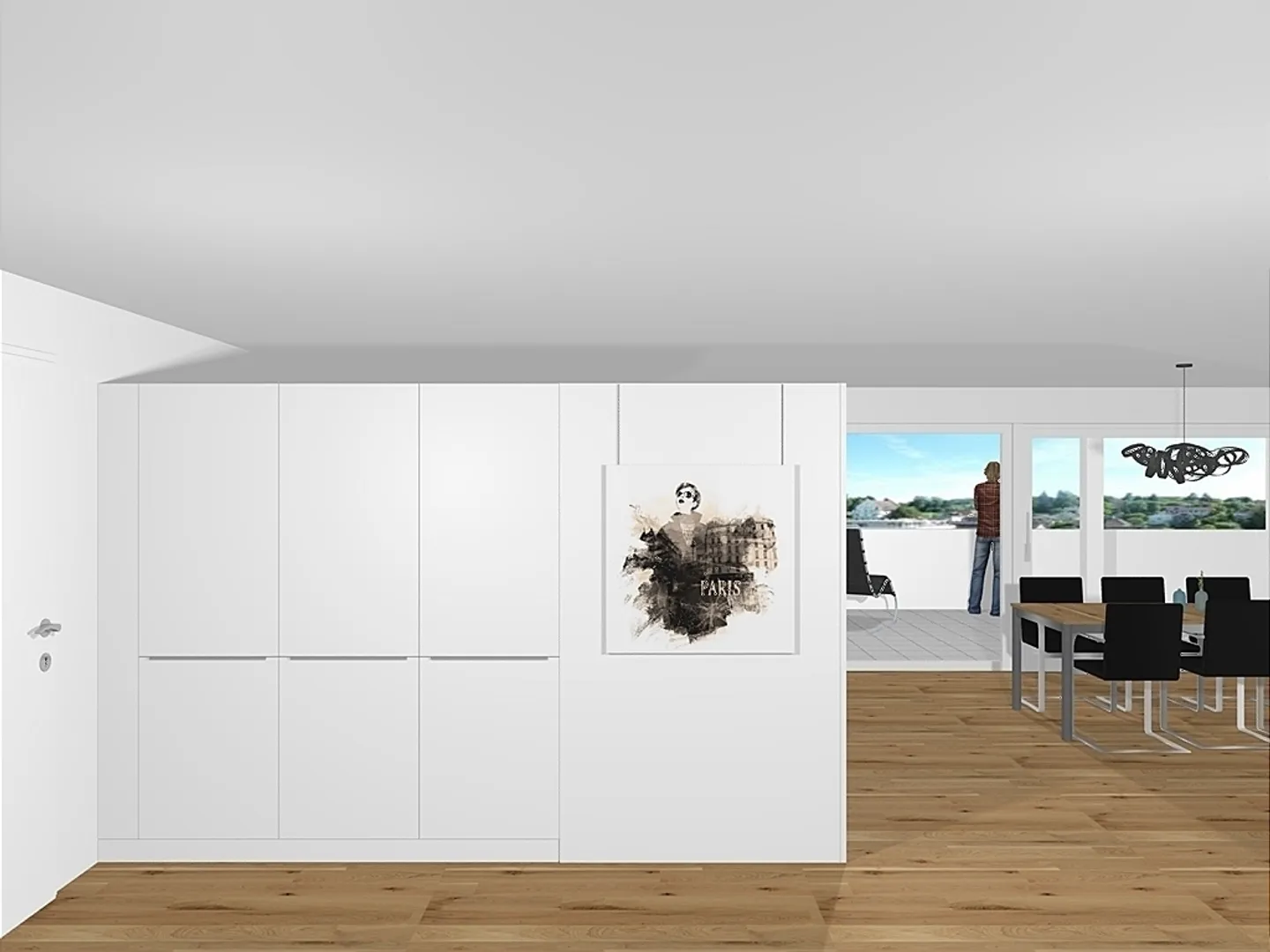 Attika West au milieu de la verdure : 131m2 net + 90m2 de terrasse entourante - Photo 8 sur 19