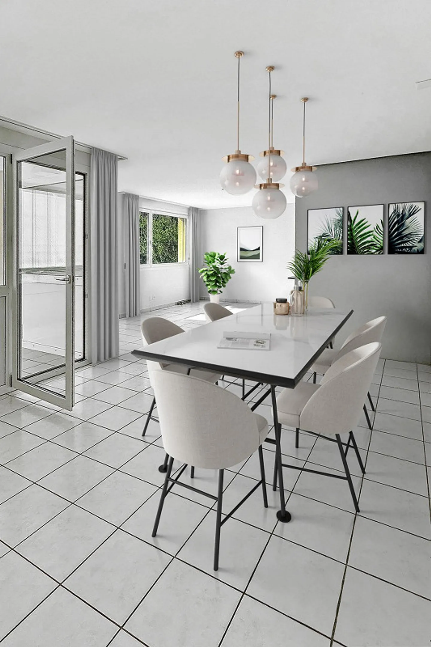 Wunderschöne 4,5-Zimmer-Wohnung in Granges-Paccot! - Foto 2 von 6