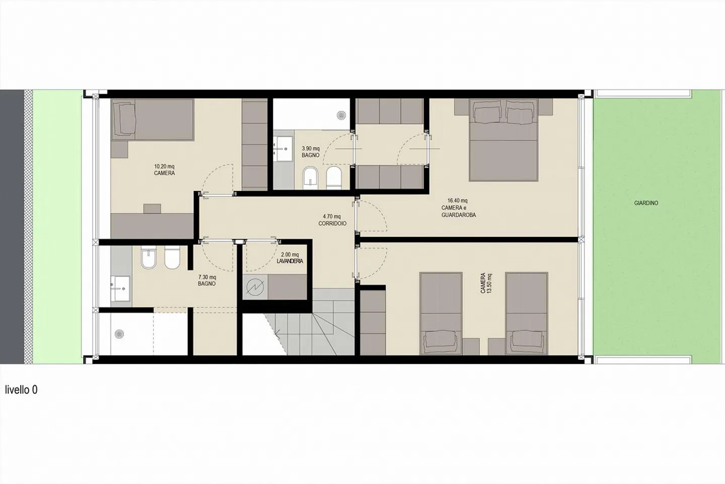 NEUES DUPLEX 4.5 MIT TERRASSEN UND PANORAMABLICK IN MENDRISIO - Foto 9 von 11