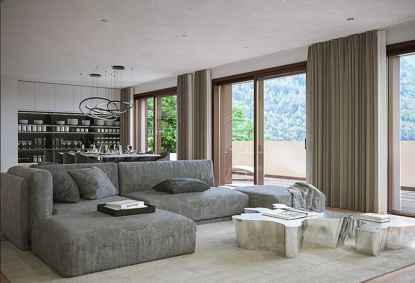 Modern Apartment with Balconies - Photo 6 of 12