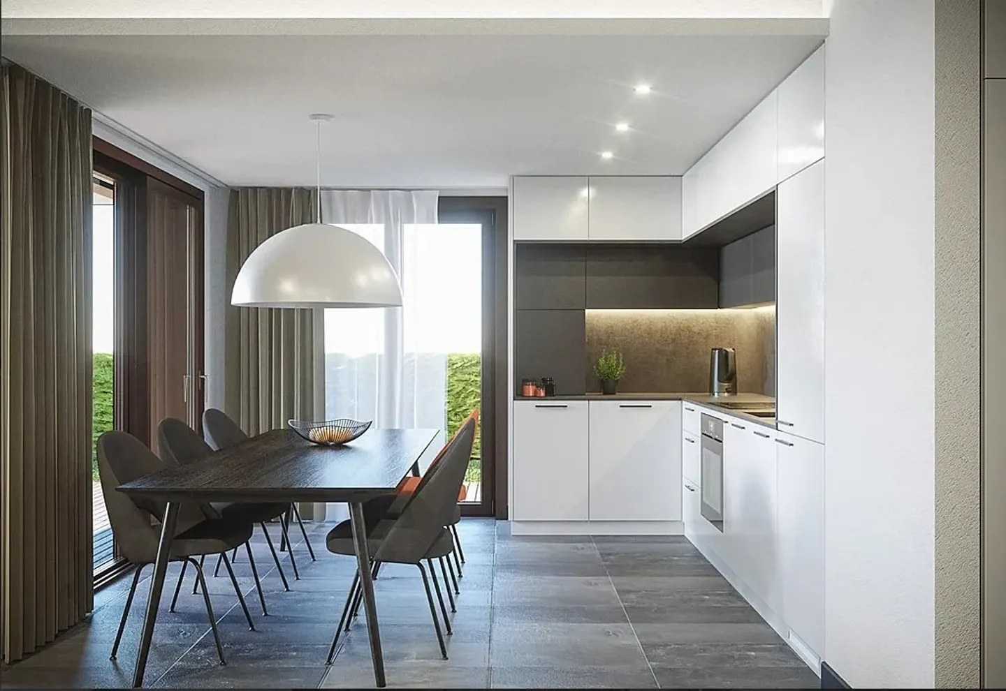 Modern Apartment with Balconies - Photo 4 of 12