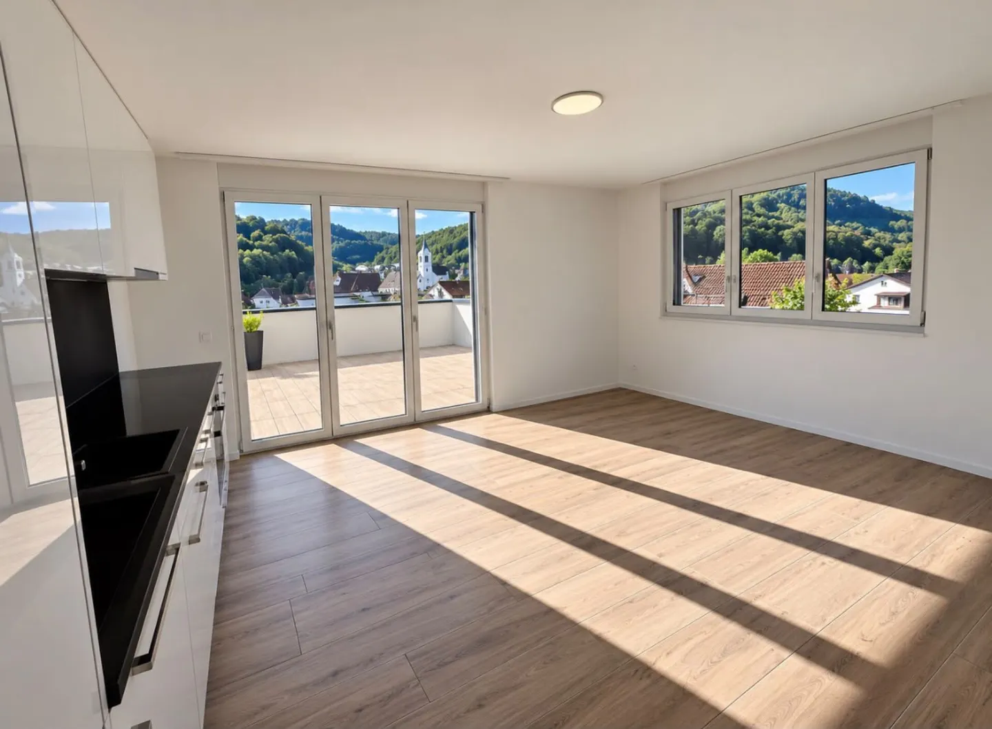 2.5 room penthouse apartment in a new building with a large terrace of 52 m², second rental - Photo 3 of 11