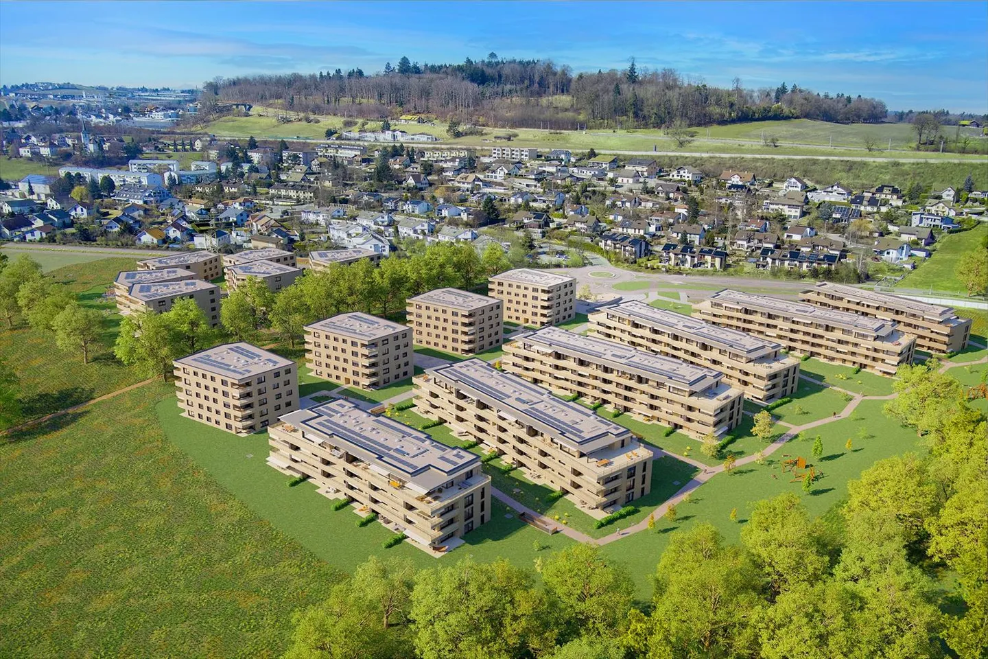 05600 - Appart. 4½ locali - IMP. CHAMP-RIOND 16 - MATRAN - Foto 2 di 10