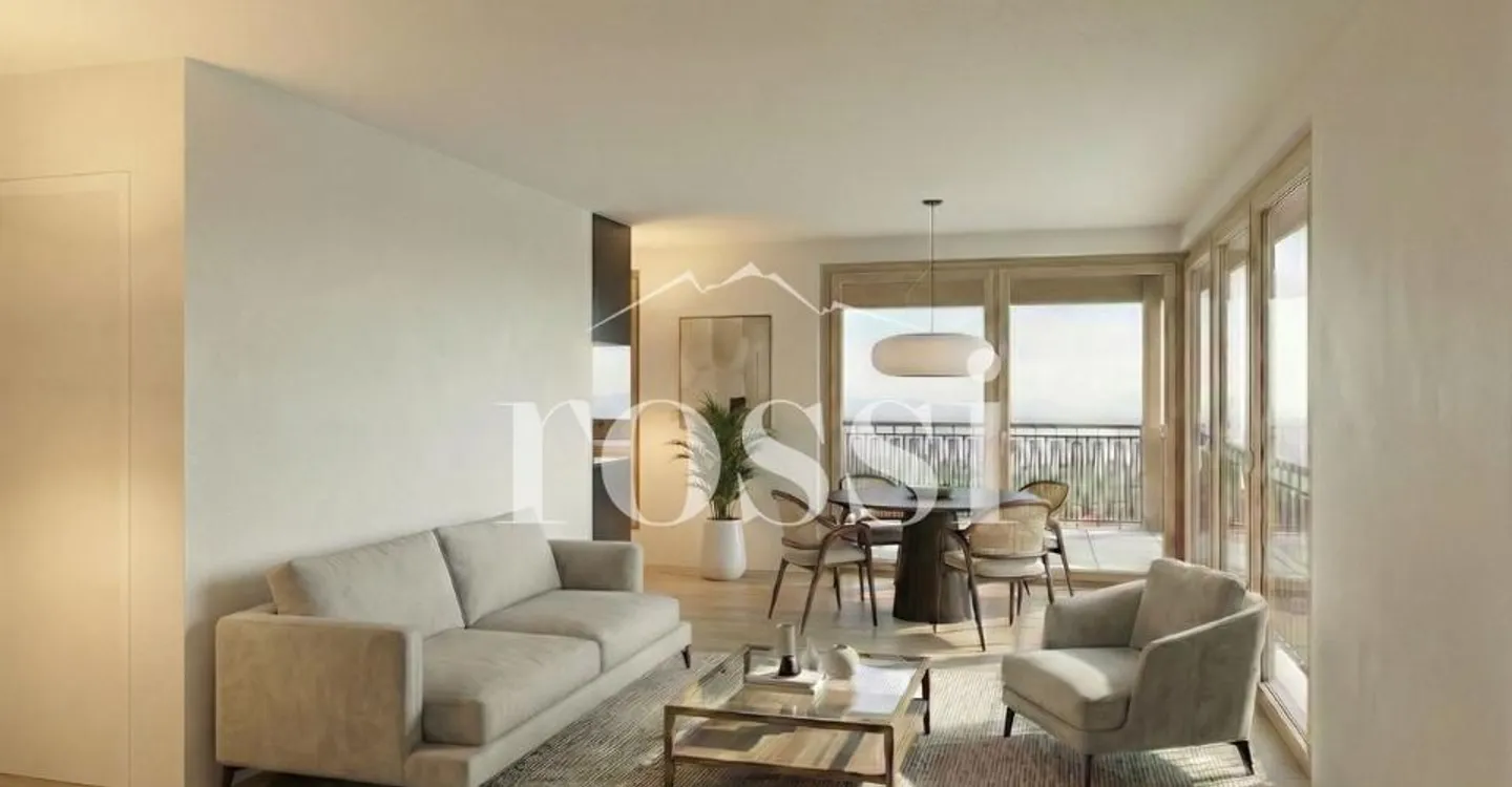 Appartamento attico di 2,5 locali con balcone in vendita a Cottens - Foto 1 di 5