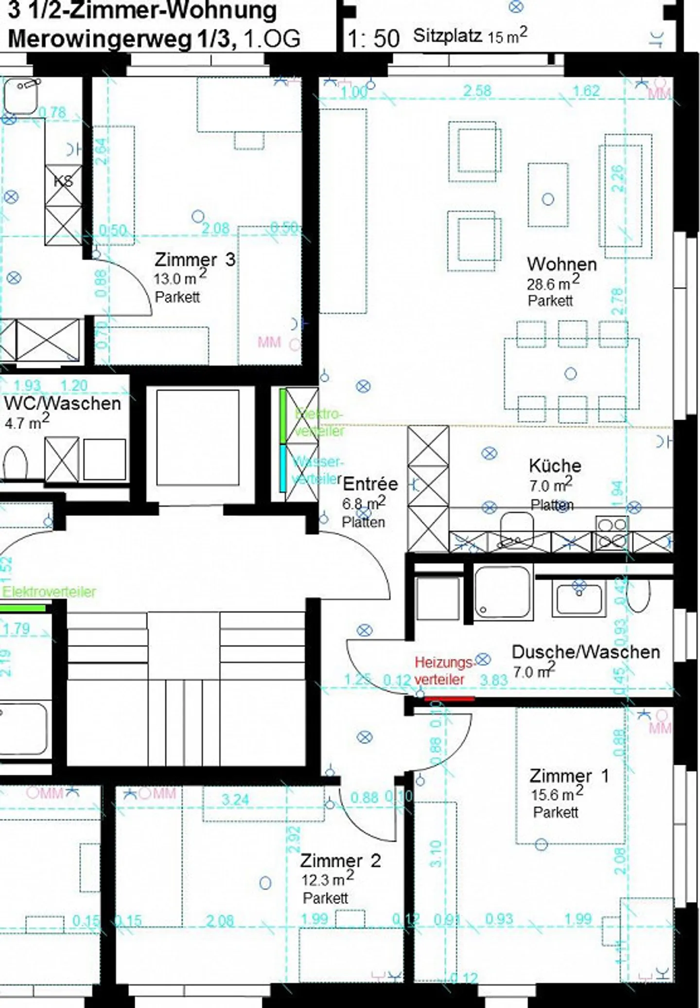 Appartement ensoleillé, calme, central, moderne et familial - Photo 8 sur 8