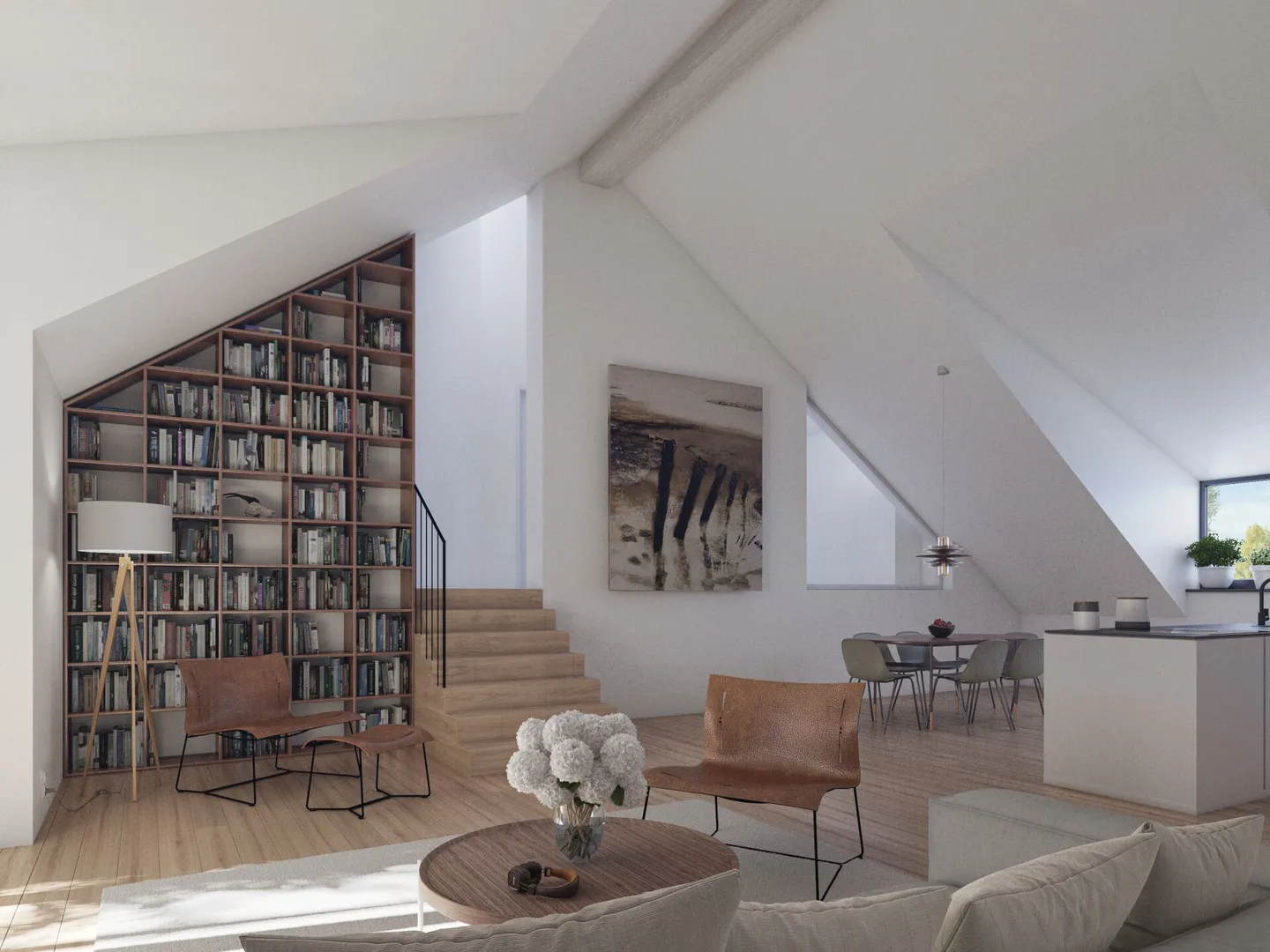 Nuovo progetto di costruzione Tre Gables. Bellissimo attico moderno - Foto 2 di 7