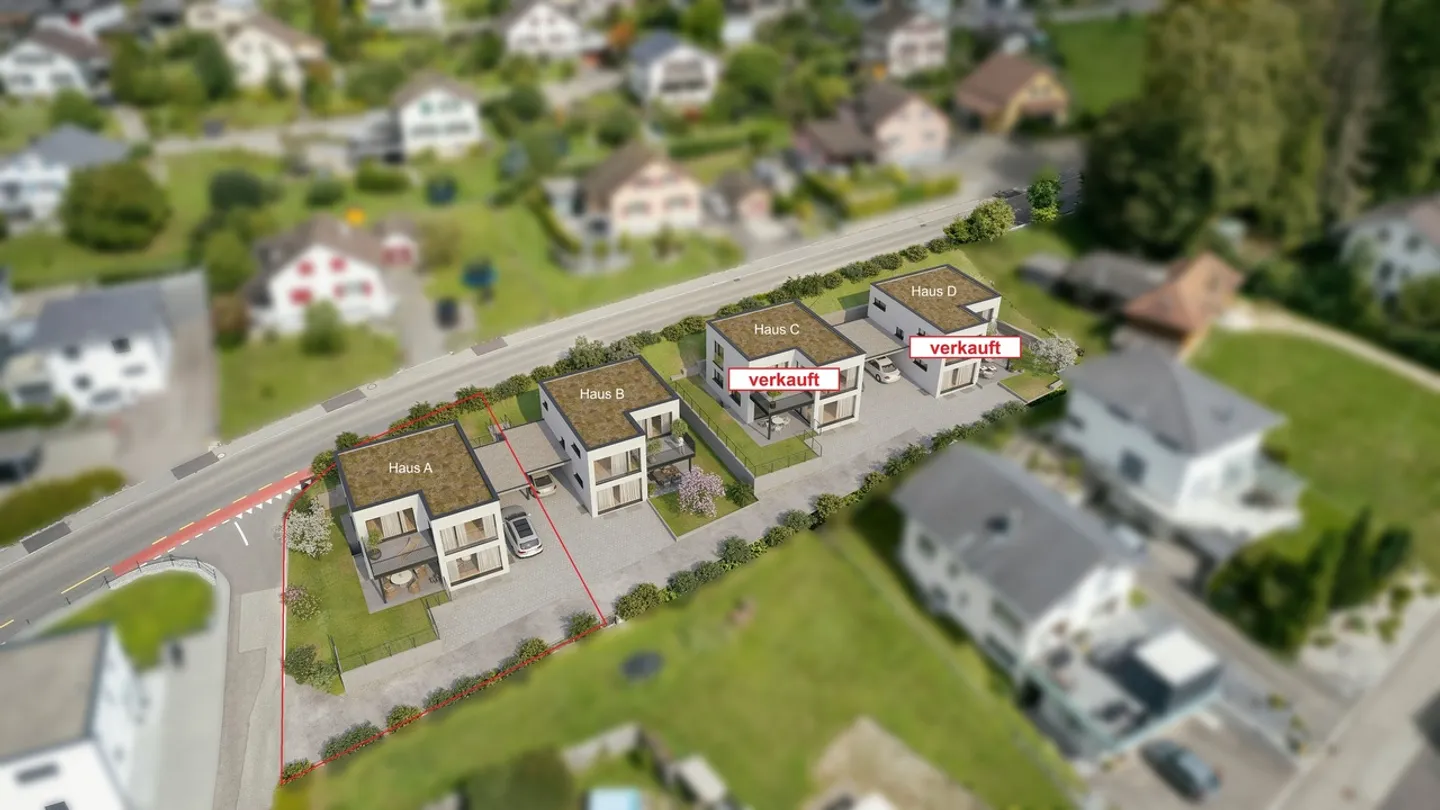 Nuovo progetto di costruzione Oberdorfgasse con quattro case unifamiliari (Casa A) - Foto 2 di 5