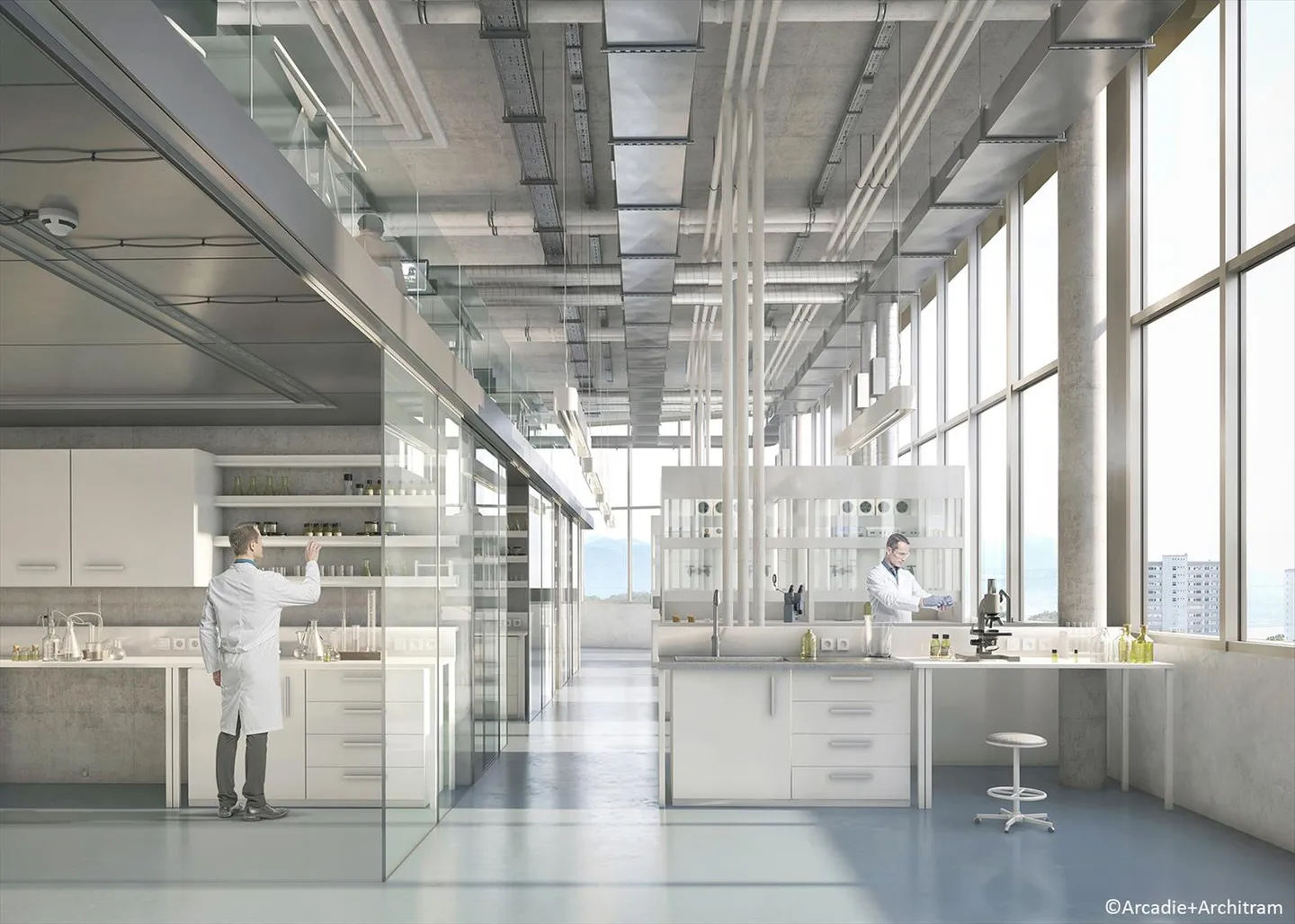 Biopole: Offices and laboratories for rent - Photo 3 of 4