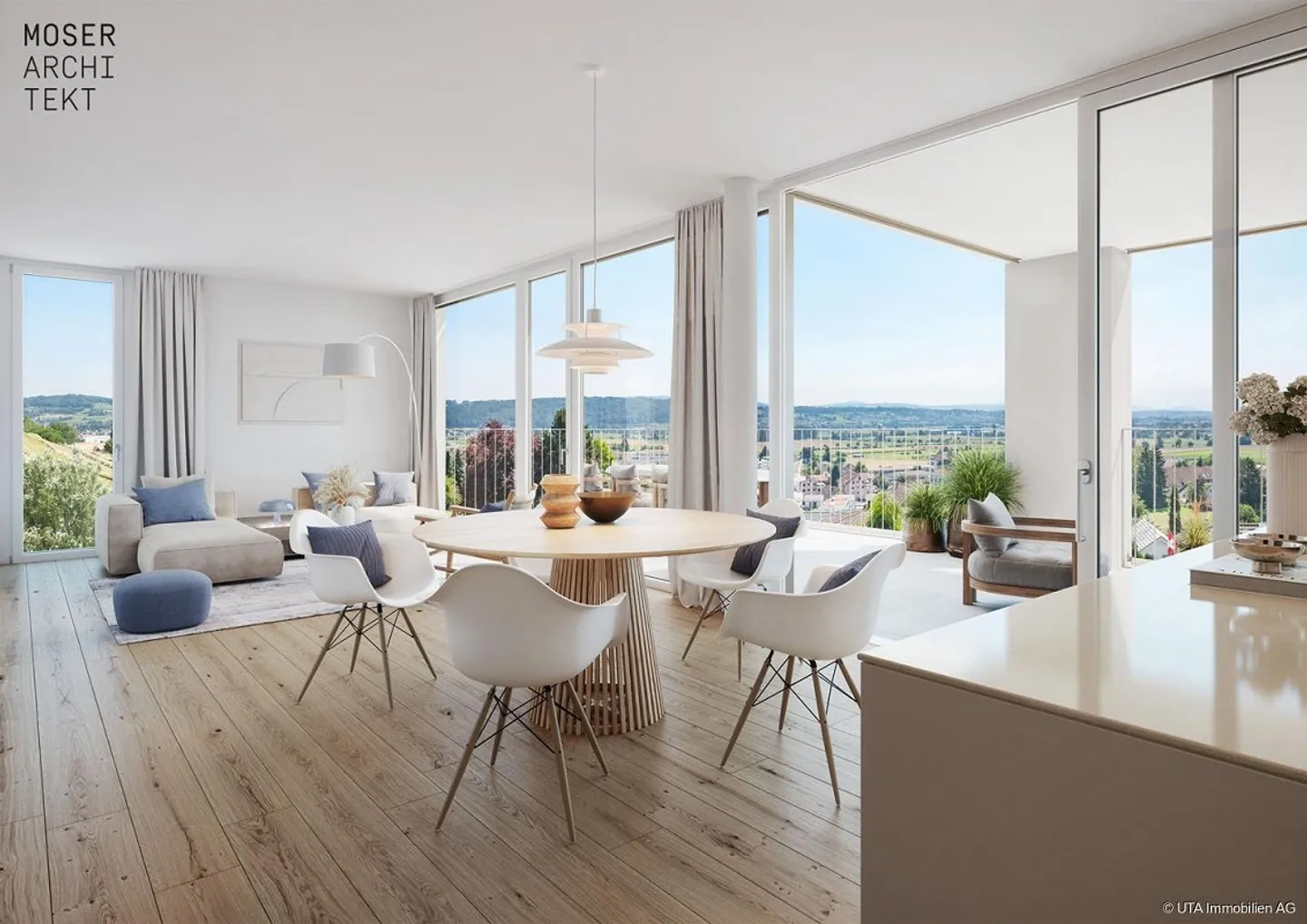 Appartements en terrasse avec vue sensationnelle sur les montagnes, prévente sur nouveau... - Photo 8 sur 12