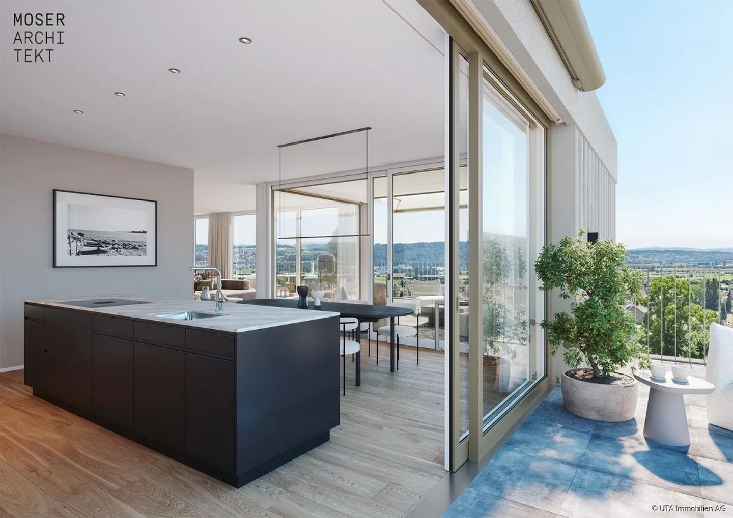 Appartements en terrasse avec vue sensationnelle sur les montagnes, prévente sur nouveau... - Photo 12 sur 12