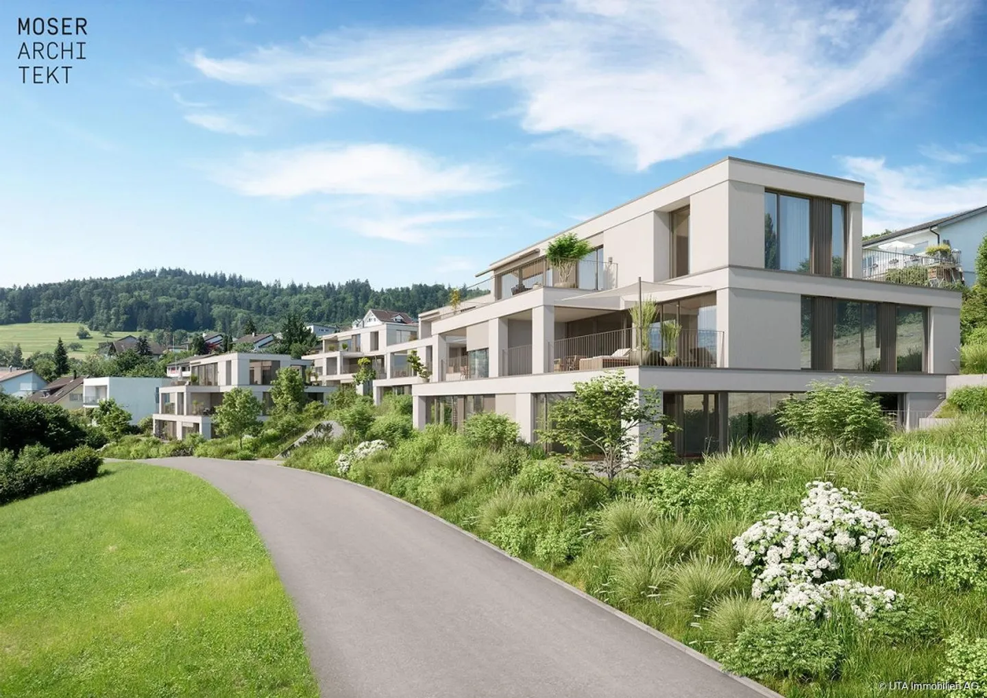 Appartements en terrasse avec vue sensationnelle sur les montagnes, prévente sur nouveau... - Photo 10 sur 12