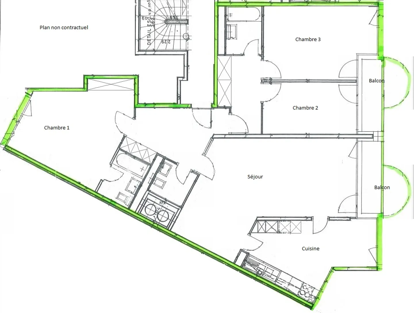 Champel: Superb 3-bedroom apartment - Photo 13 of 13
