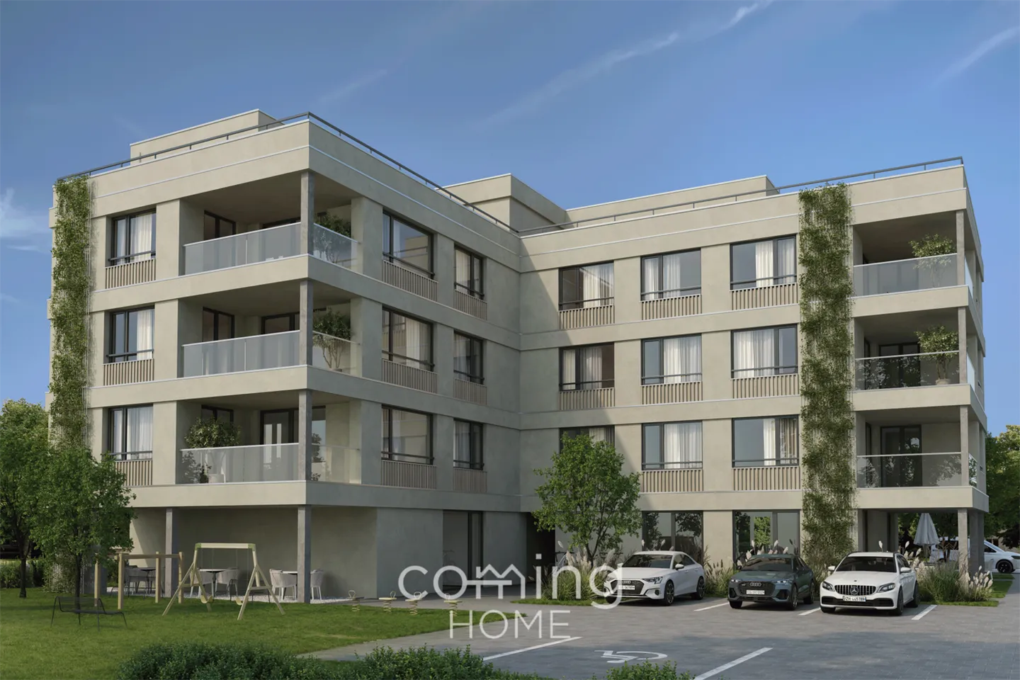 Moderne 2.5-Zimmer-Attikawohnung mit Alpenblick im Zentrum von Brig-Glis - Foto 4 von 8