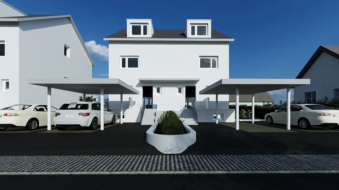 Grande Nuova Costruzione DEFH (Casa C), 6.5 Stanze, Giardino, 3 Bagni, WC Separato, Carport & Parcheggio Esterno - Foto 3 di 19