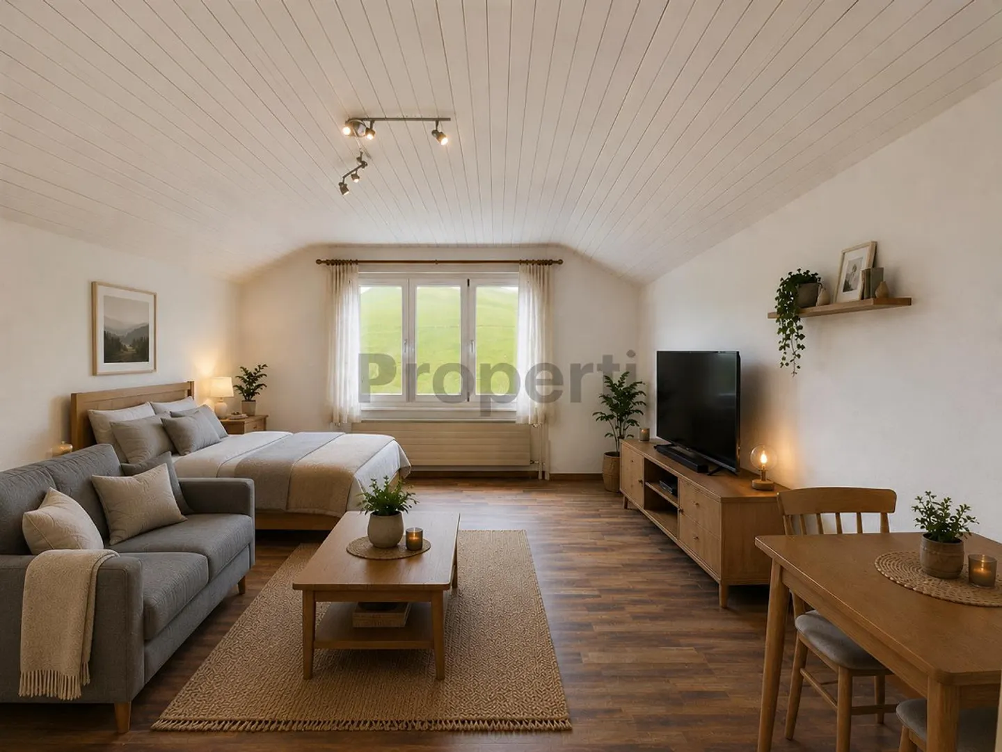 Petit mais bien : appartement 1 pièce à Wyssachen avec balcon dans un endroit calme - Photo 1 sur 11