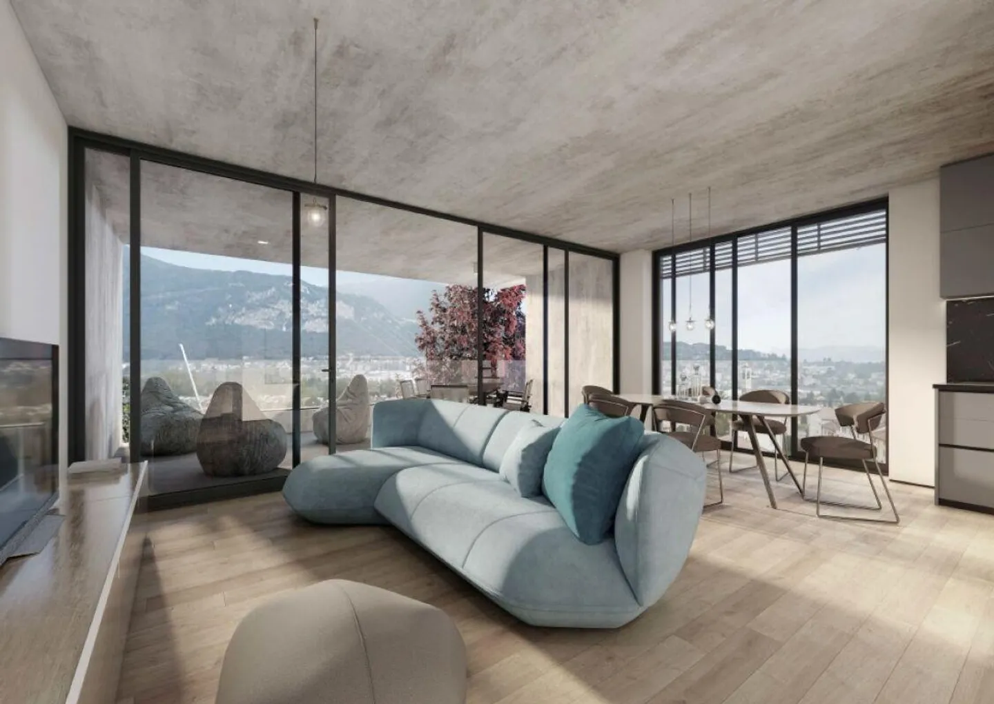 Appartamento esclusivo di 3,5 locali con spa e piscina coperta in nuova residenza - Foto 4 di 5
