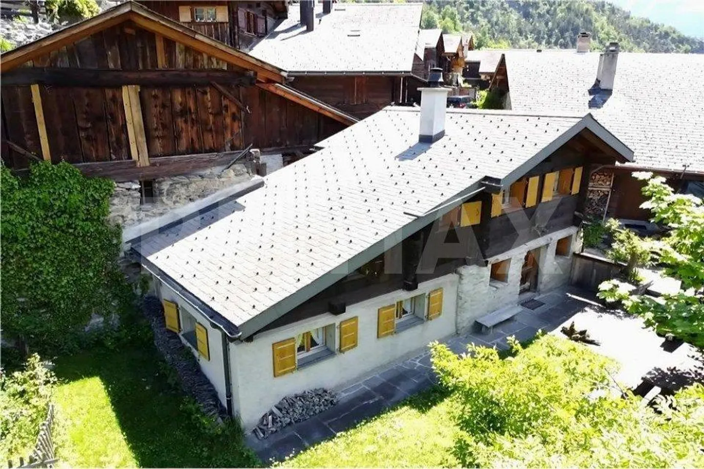 Traditional Valais Chalet with Charm Hidden in the Green - Photo 1 of 13