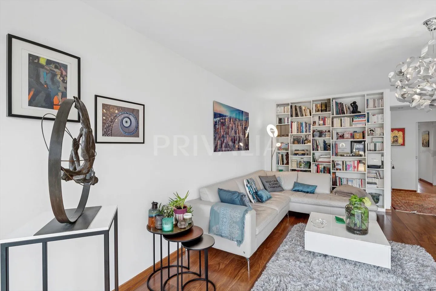 Exklusiv: Geräumige 4-Zimmer-Wohnung mit Balkon in Champel - Foto 5 von 7