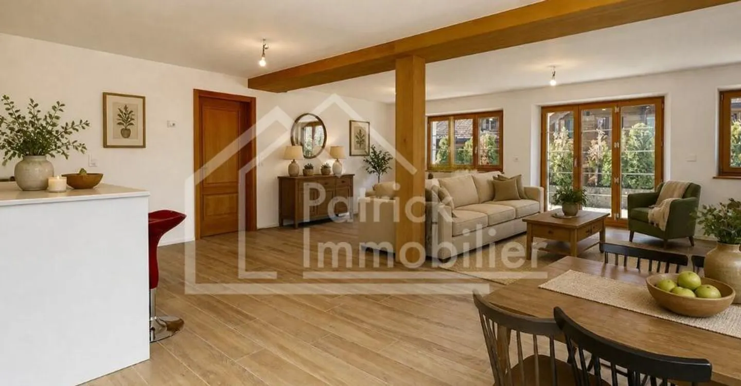 Geräumige 5,5-Zimmer-Wohnung mit 100 m² Terrasse - Foto 3 von 12