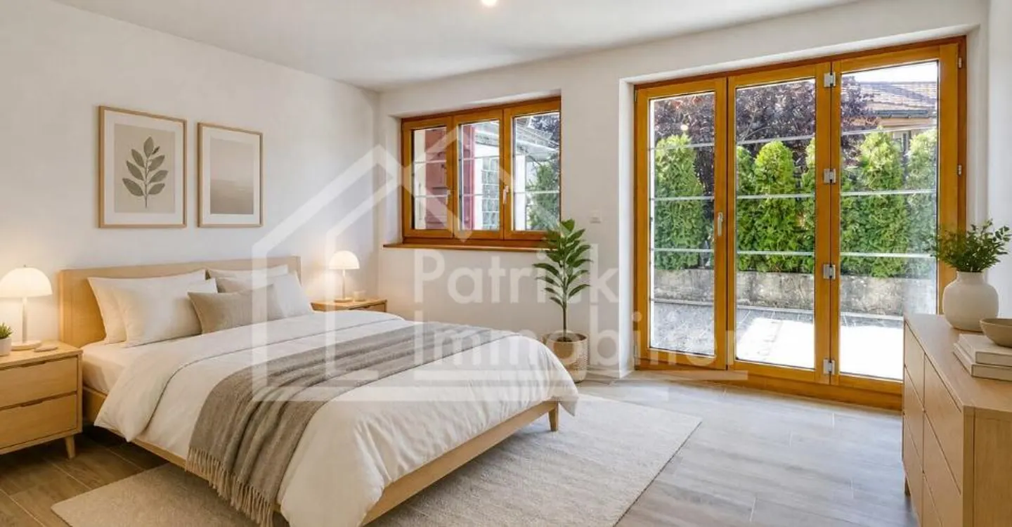 Geräumige 5,5-Zimmer-Wohnung mit 100 m² Terrasse - Foto 11 von 12