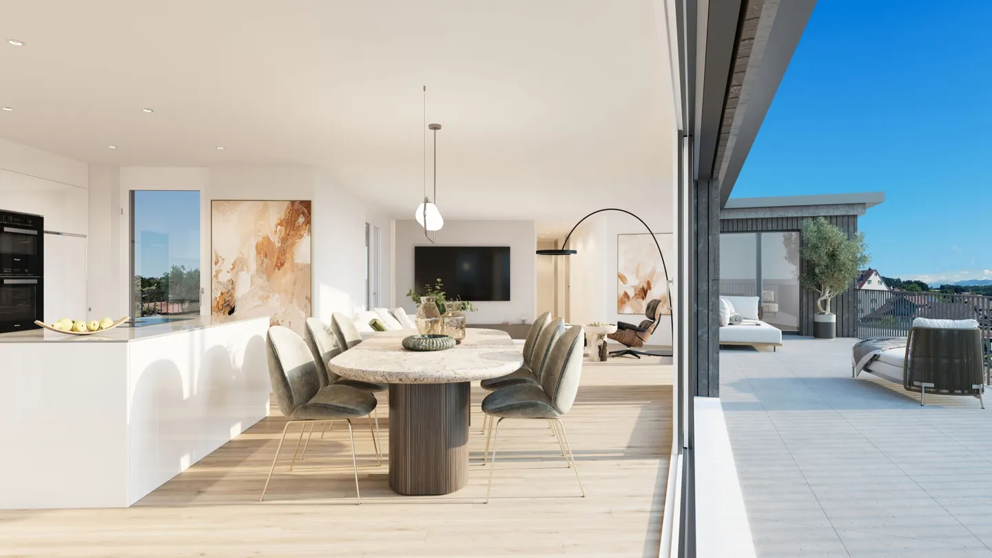 2.5 Zimmerwohnung im Neubau MFH Ruediland - Foto 1 von 2