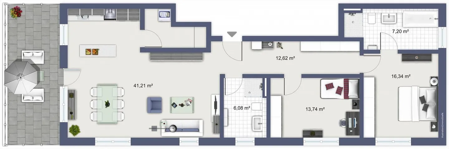 Attic apartment with plenty of space! - Photo 7 of 7