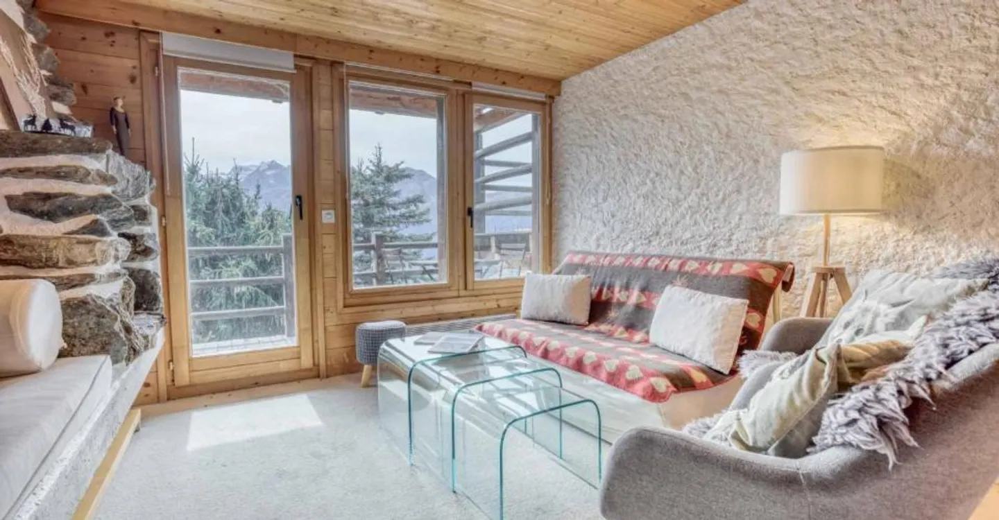 Schönes Duplex von 67 M2 mit Garten und Panoramablick – Verbier (Nifortsié) - Foto 3 von 10