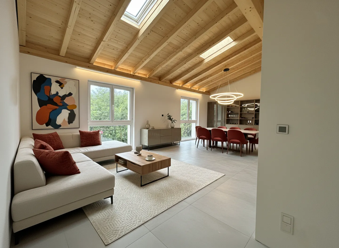 Lugano-Cadro: Casa moderna e funzionale nel verde - Foto 1 di 8