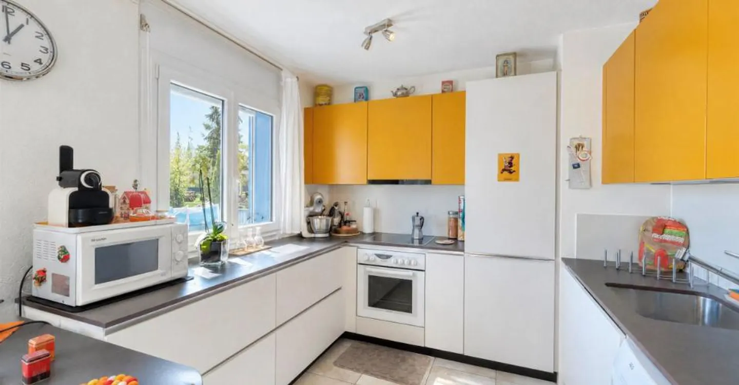 Schöne 4-Zimmer-Wohnung mit freiem Blick in Versoix! - Foto 1 von 3