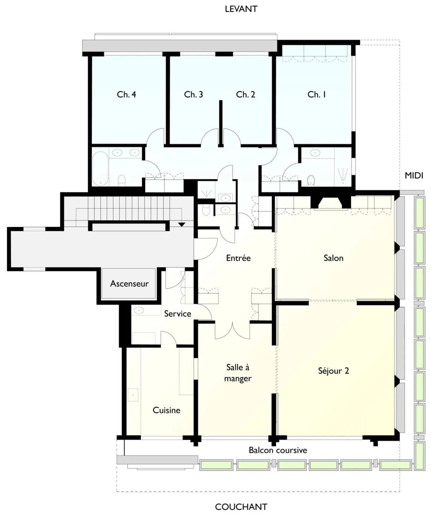 Geräumige Wohnung mit Bergblick - Foto 4 von 4