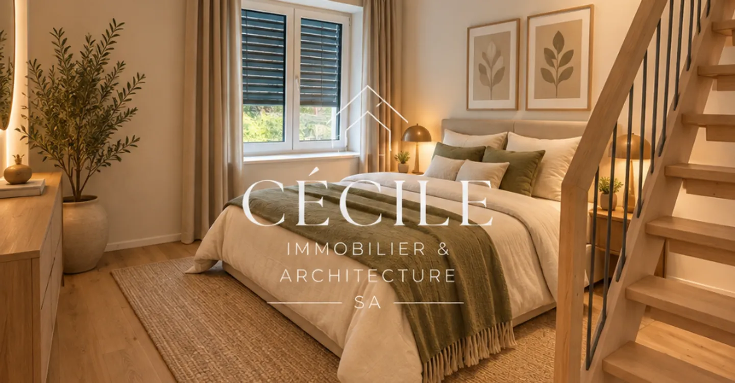 Wunderschöne 4,5-Zimmer-Wohnung von 115 m² mit Mezzaninen – Charme und Eleganz in Villars-Bozon - Foto 2 von 18