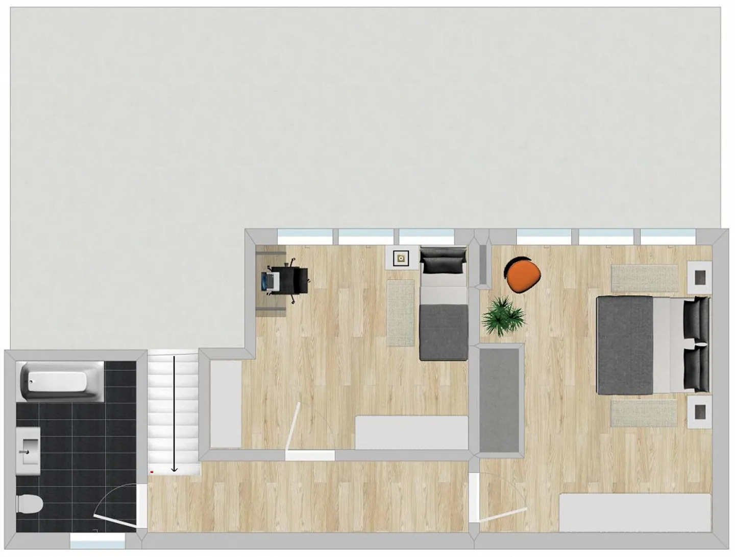 Appartamento duplex con vista sul lago e sulla montagna - Foto 20 di 23