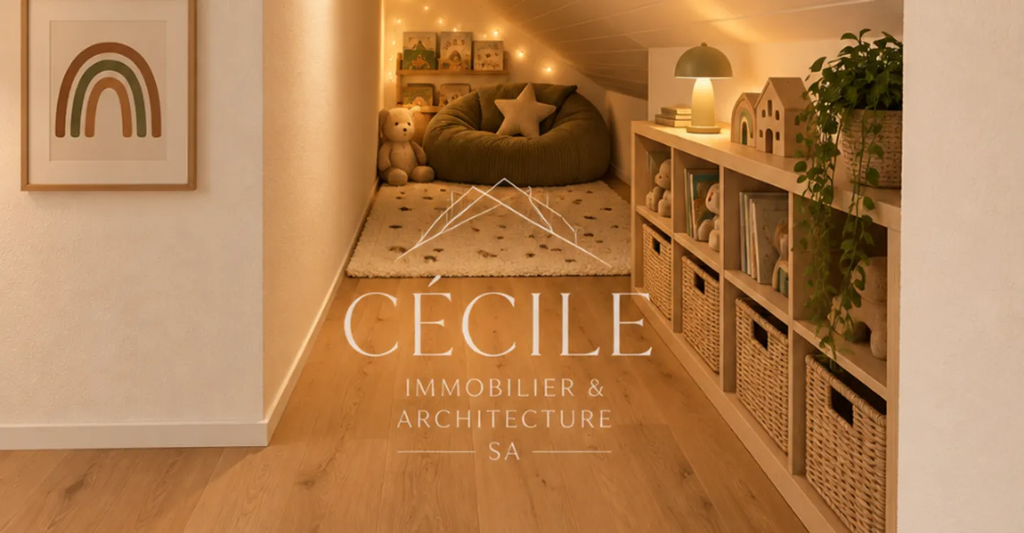 Wunderschöne 4,5-Zimmer-Wohnung von 115 m² mit Mezzaninen – Charme und Eleganz in Villars-Bozon - Foto 8 von 18