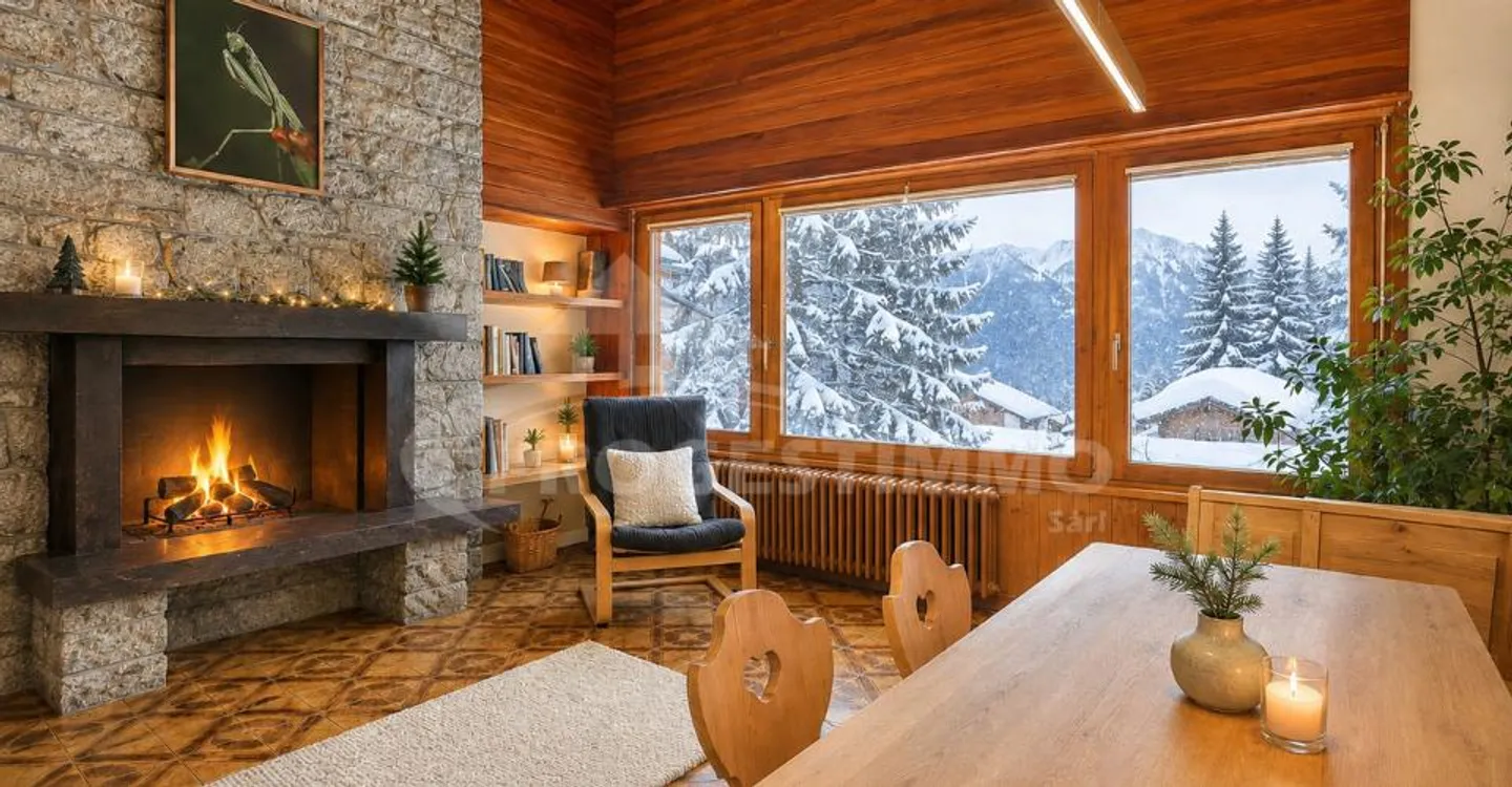 ESCLUSIVITÀ, GRANDE CHALET CON 2 APPARTAMENTI E TERRENO EDIFICABILE - Foto 10 di 11
