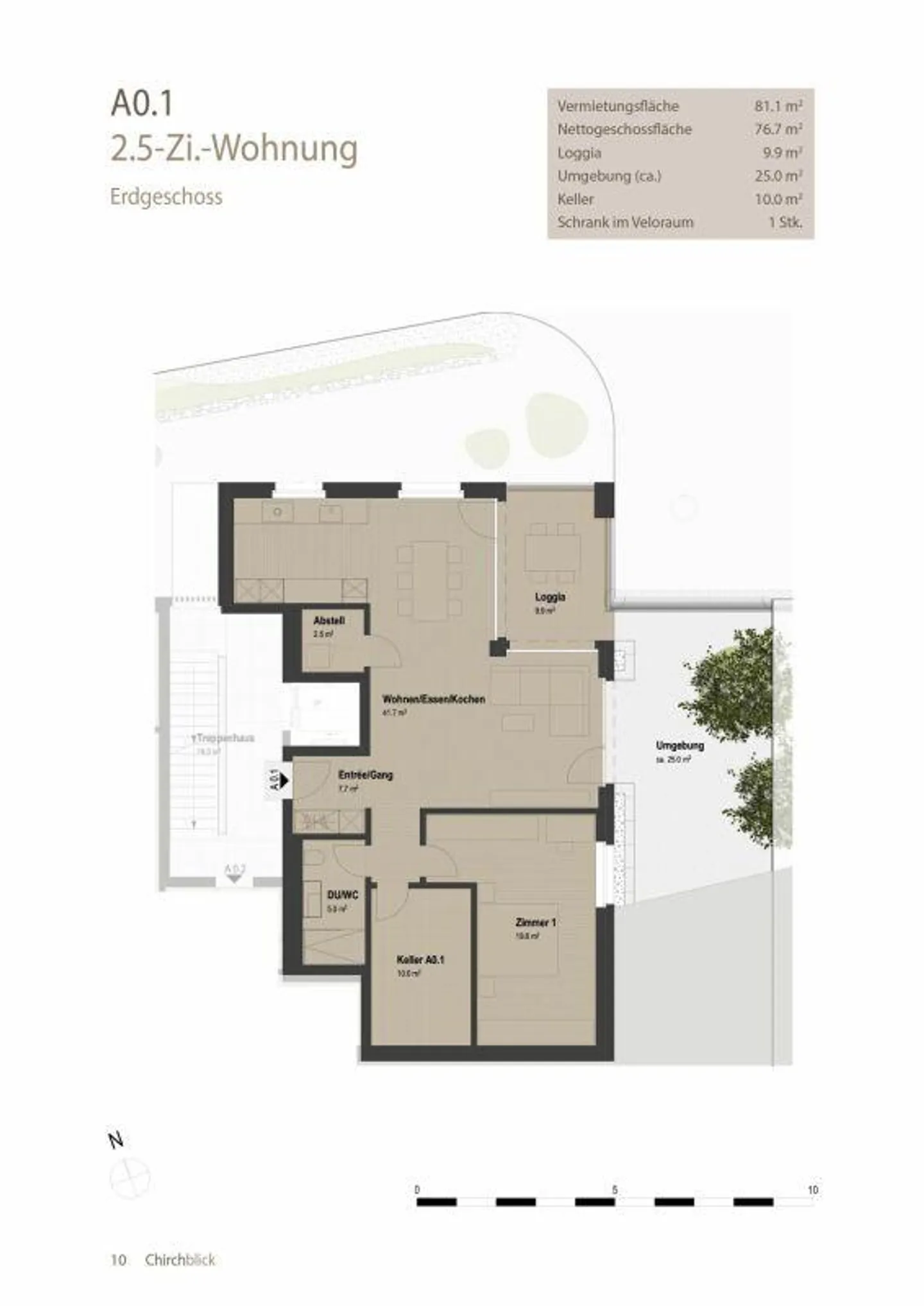 PRIMO INGRESSO - Appartamento di 2.5 locali - tranquillo, elegante e nuovo - Foto 2 di 8