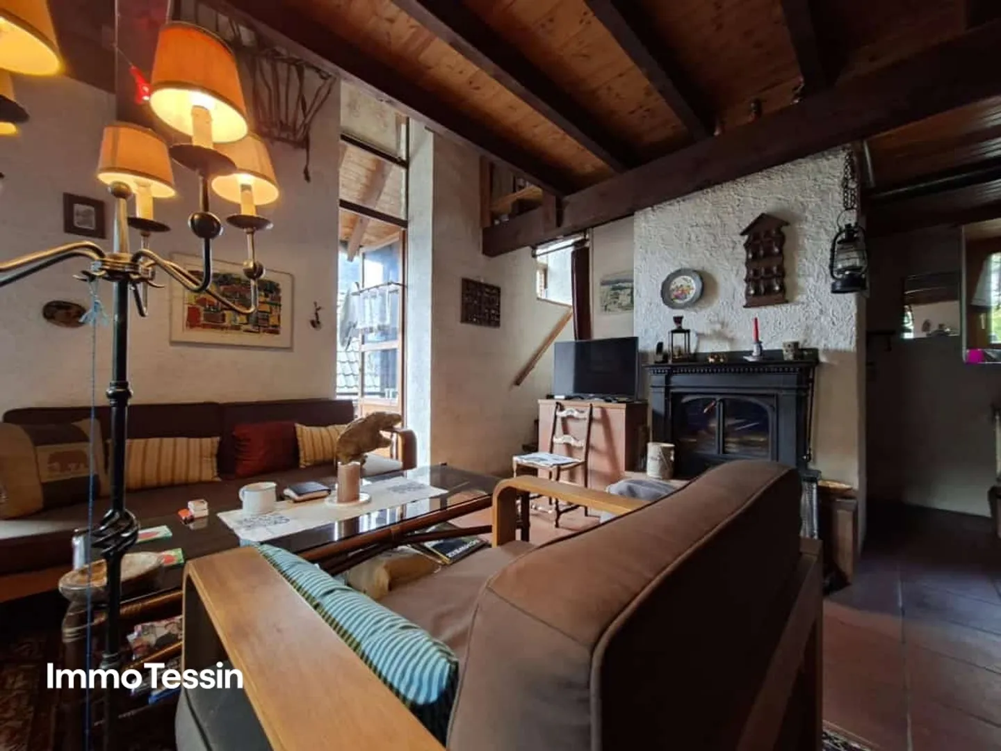 Sehr gemütliches Rustico mit Loggia und Garten an ruhiger und sonniger Bergsichtlage - Photo 8 of 13