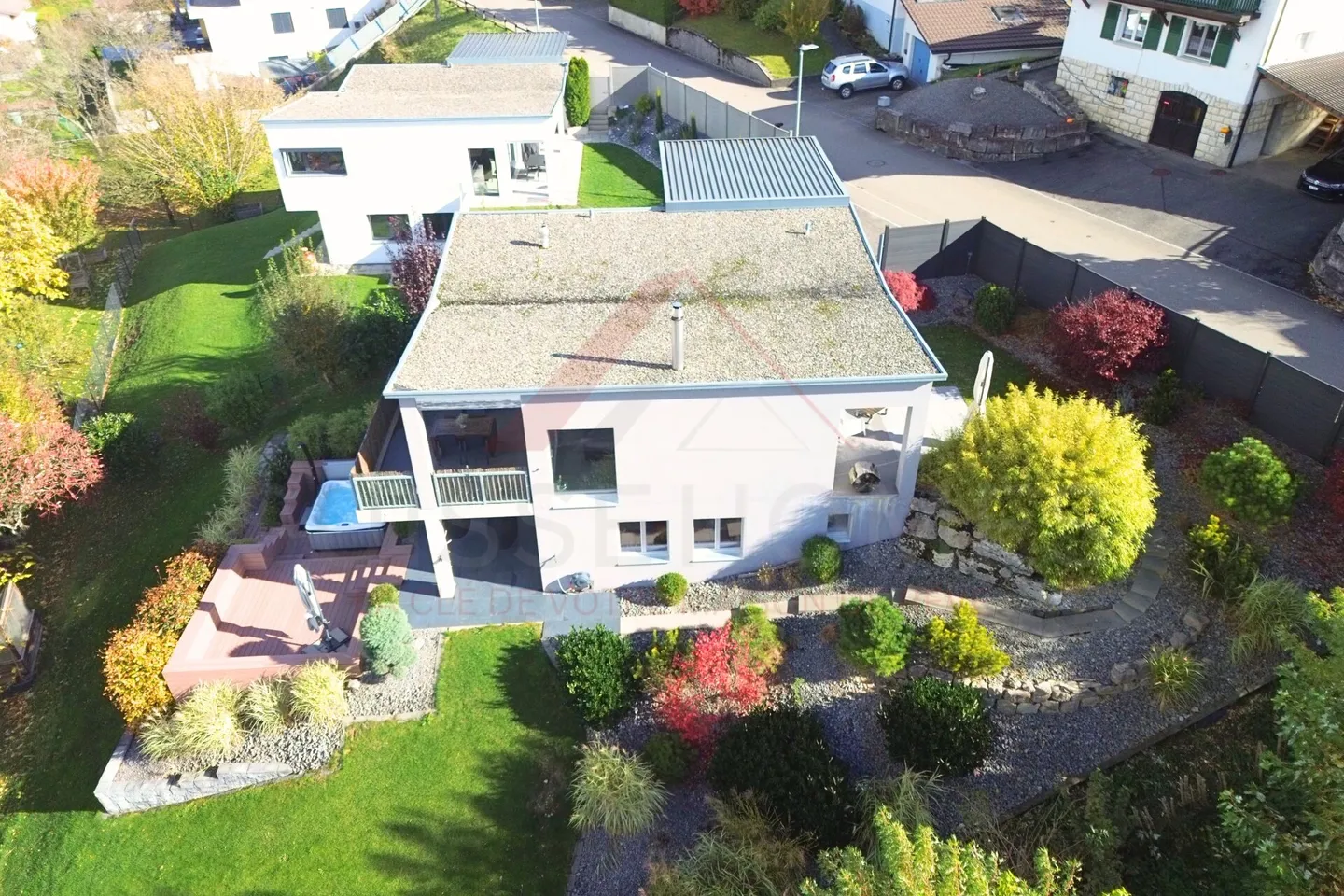 «L'art de vivre à Bassecourt - villa lumineuse avec jacuzzi et horizon ouvert sur la vallée» - Photo 19 sur 21
