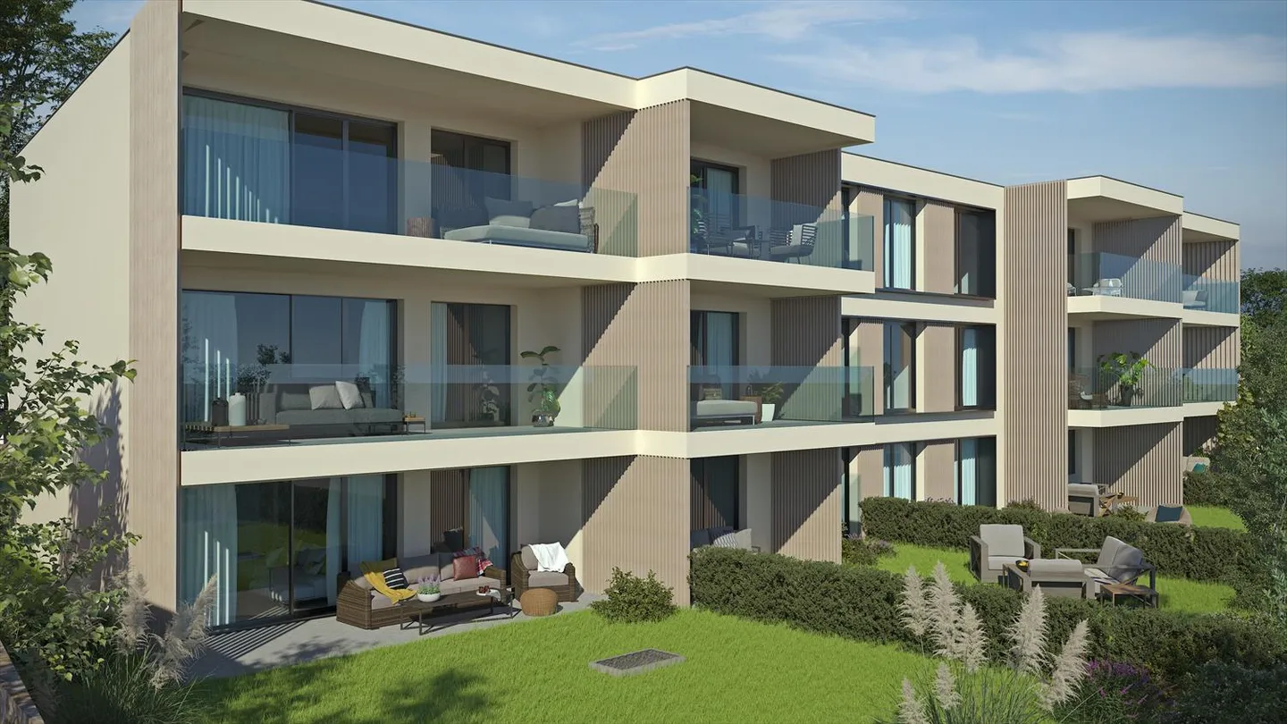 New project in Bevaix - 4.5 room apartment on the ground floor with garden - Photo 1 of 6