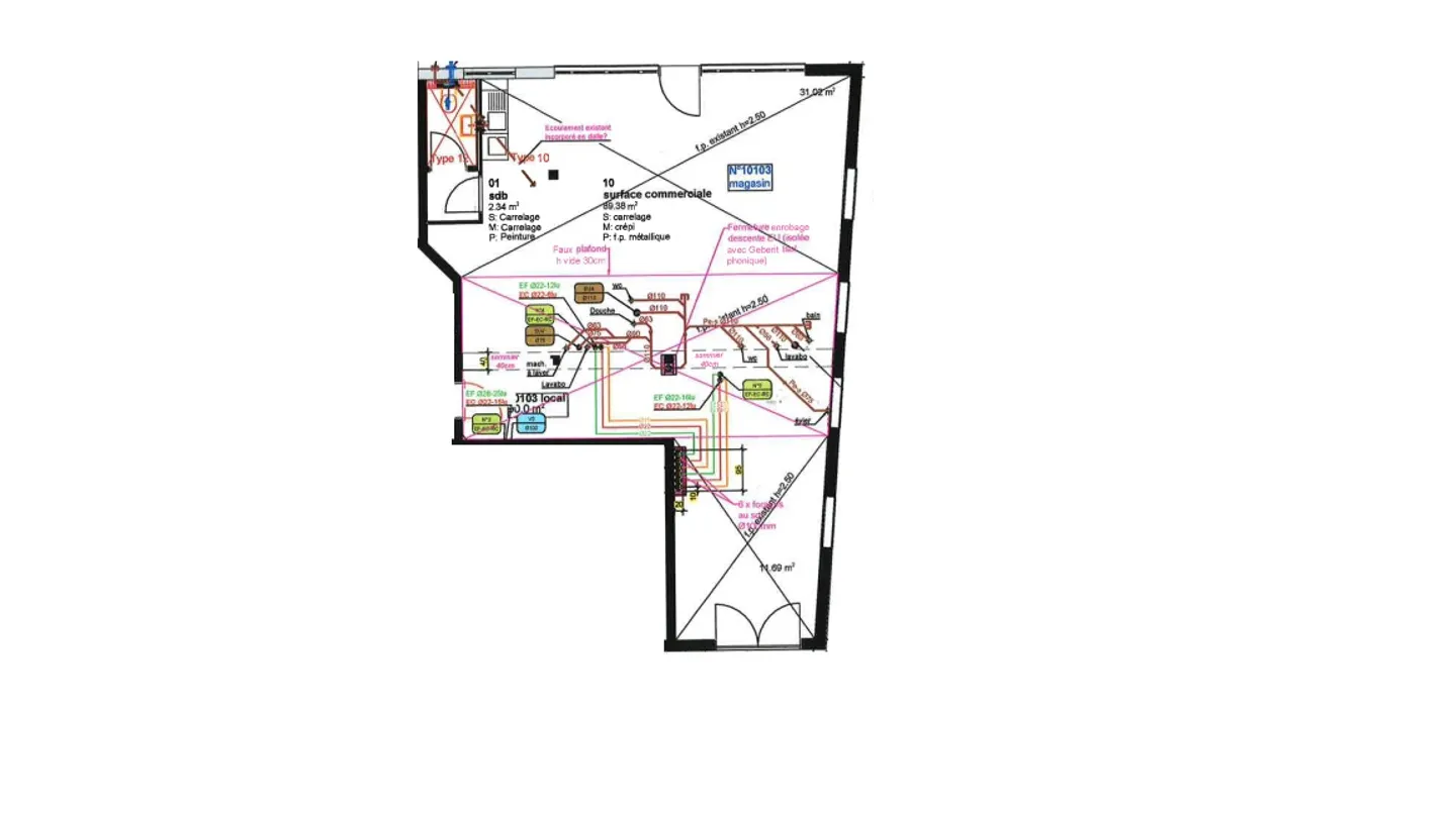 Approx. 90 m2 surface on the ground floor - Photo 2 of 2