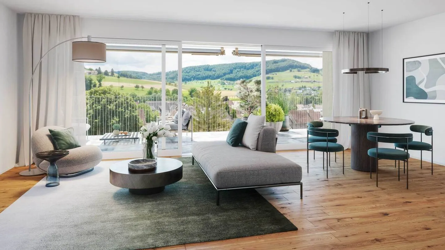 Nouveau projet de construction Gemsacker : Appartement 3.5 pièces A1-22 - Photo 2 sur 5