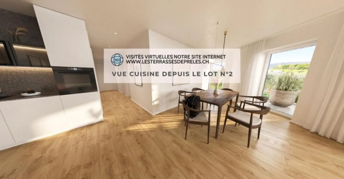 Appartamento 4.5 stanze a Prêles - Foto 4 di 13