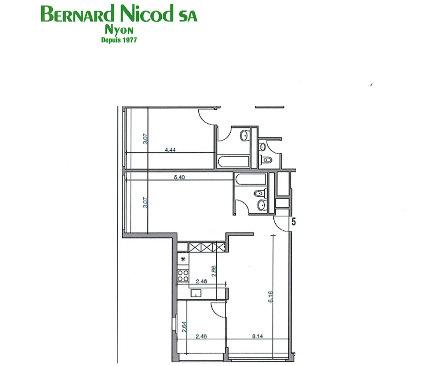 2.5 Room Apartment - Photo 4 of 5