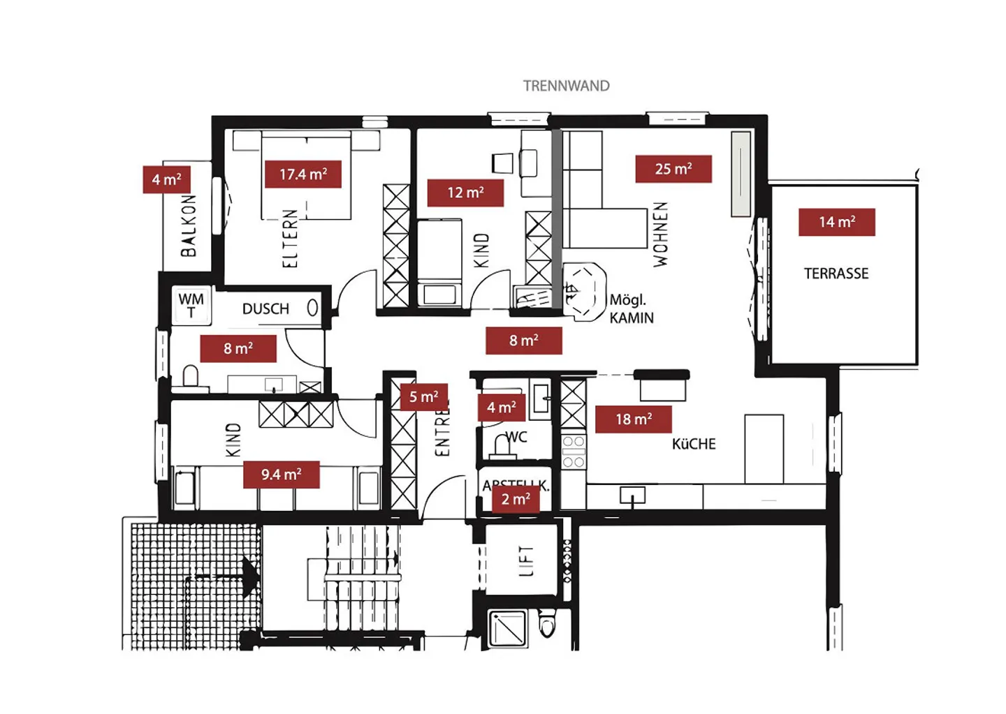 Elegant apartment with high-quality finish and designer kitchen - Photo 8 of 8
