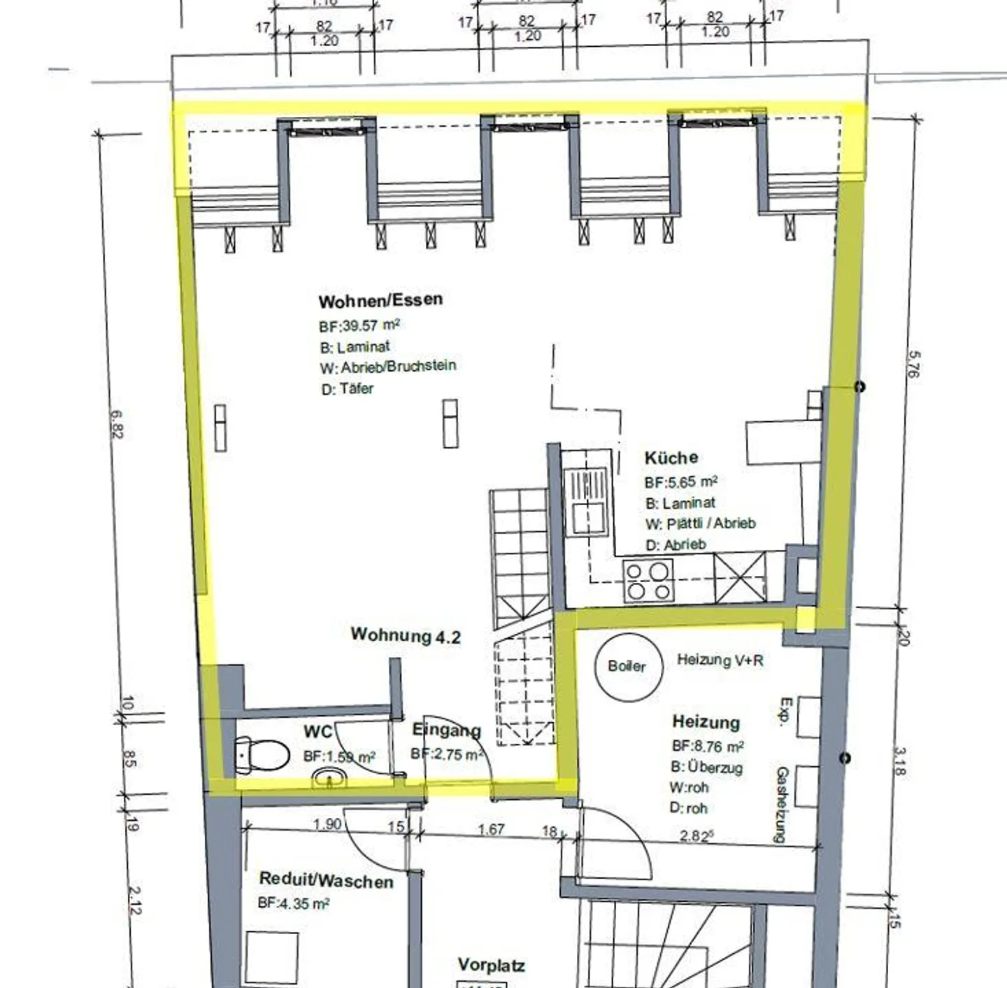 Gemütliche Wohnung in Aarau - Foto 6 von 7