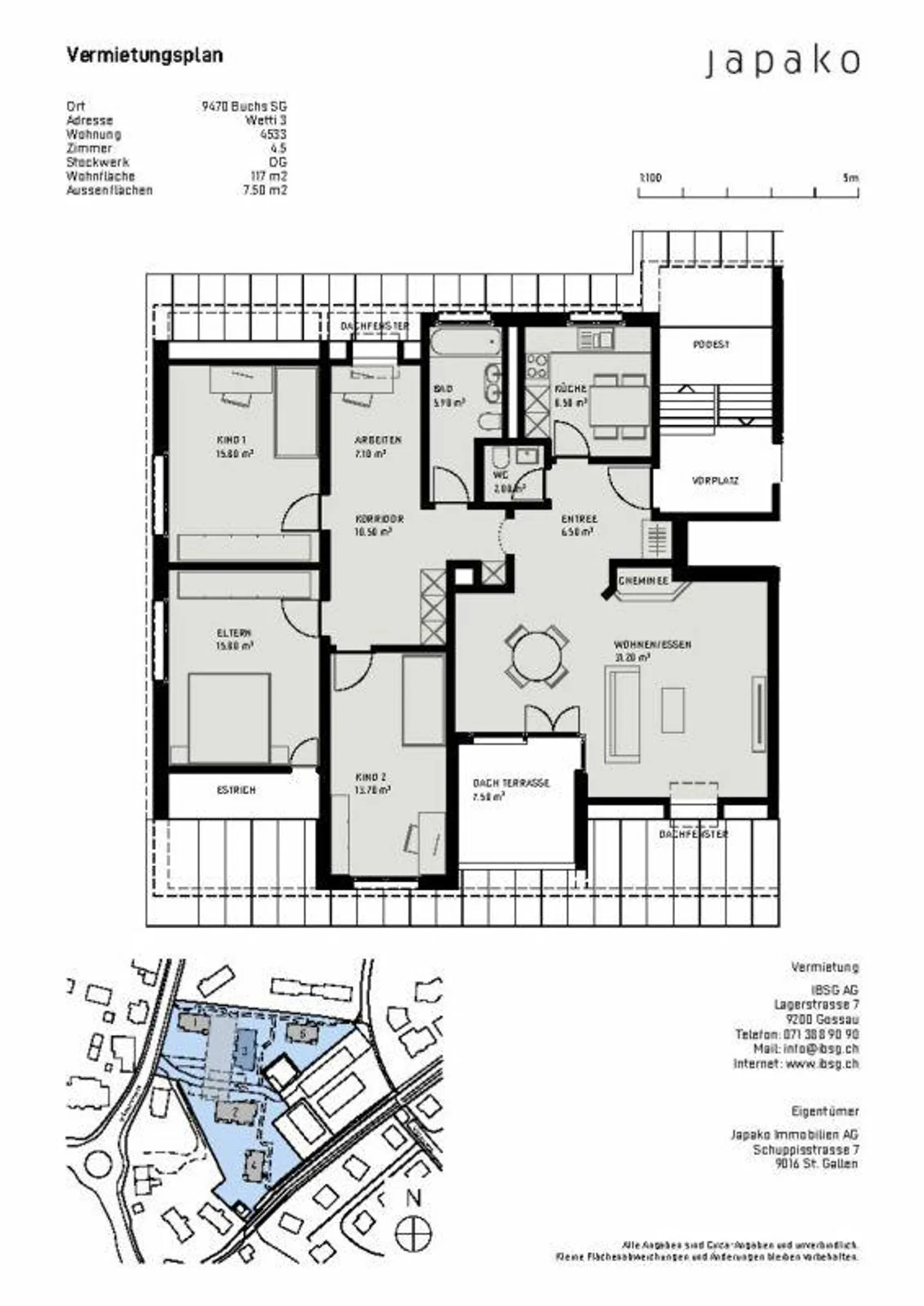 Charmante Dachgeschosswohnung in Werdenberg - Foto 10 von 12