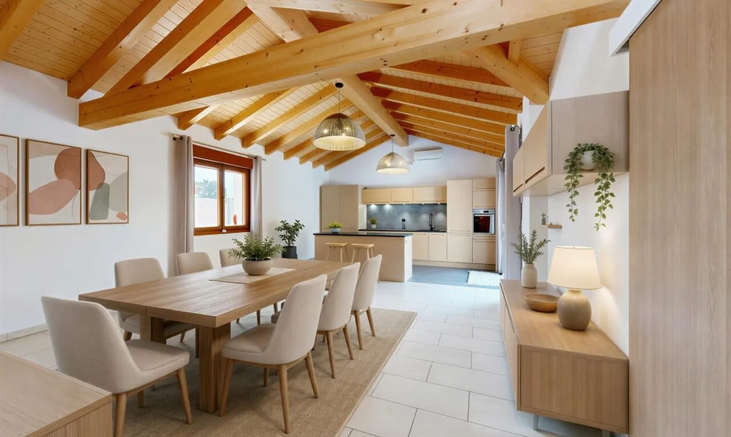 Single-storey villa in Saxon - large garden and pergola - Photo 2 of 11
