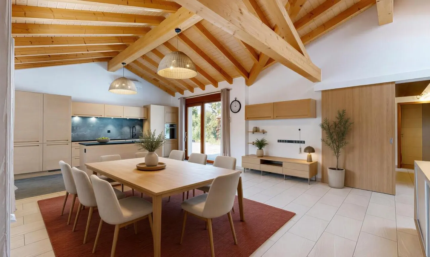 Single-storey villa in Saxon - large garden and pergola - Photo 3 of 11