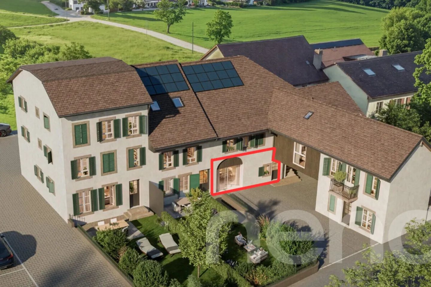 Magnificent 4.5-room apartment with large terrace and private garden - Photo 2 of 7